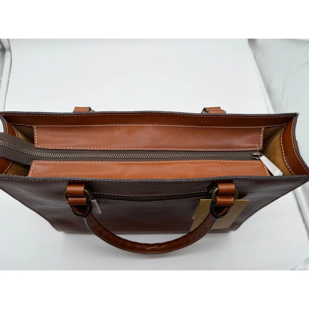 Patricia Nash Zancona Tan Leather Tote Heritage Collection Studded‎ P18001 NEW